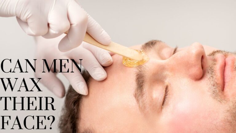 Can men wax their face?